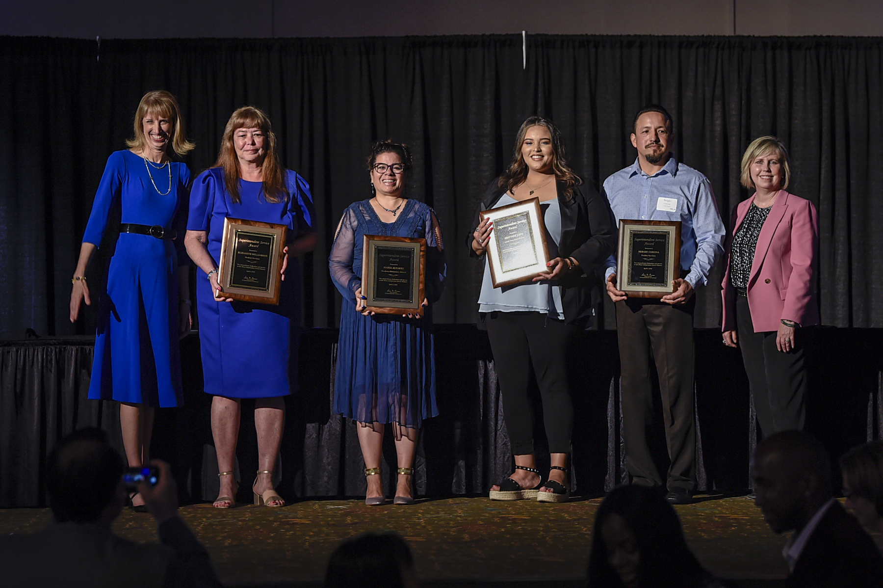Superintendent's Service Award winners. 